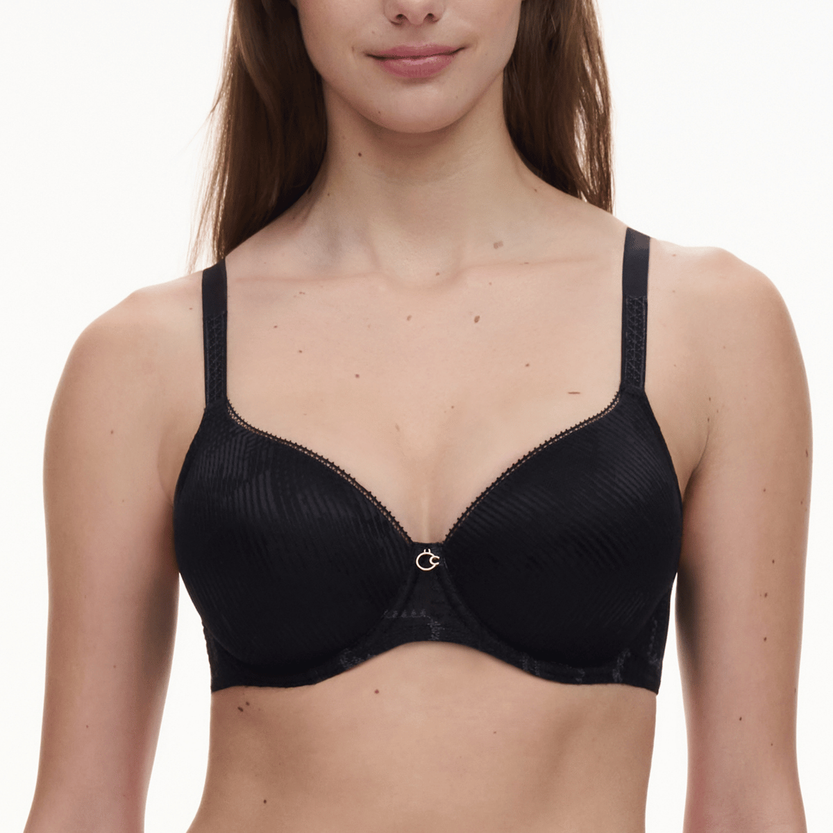 Chantelle Intrigue BH med bøjle, sort - C13WN1 - 011 - Black