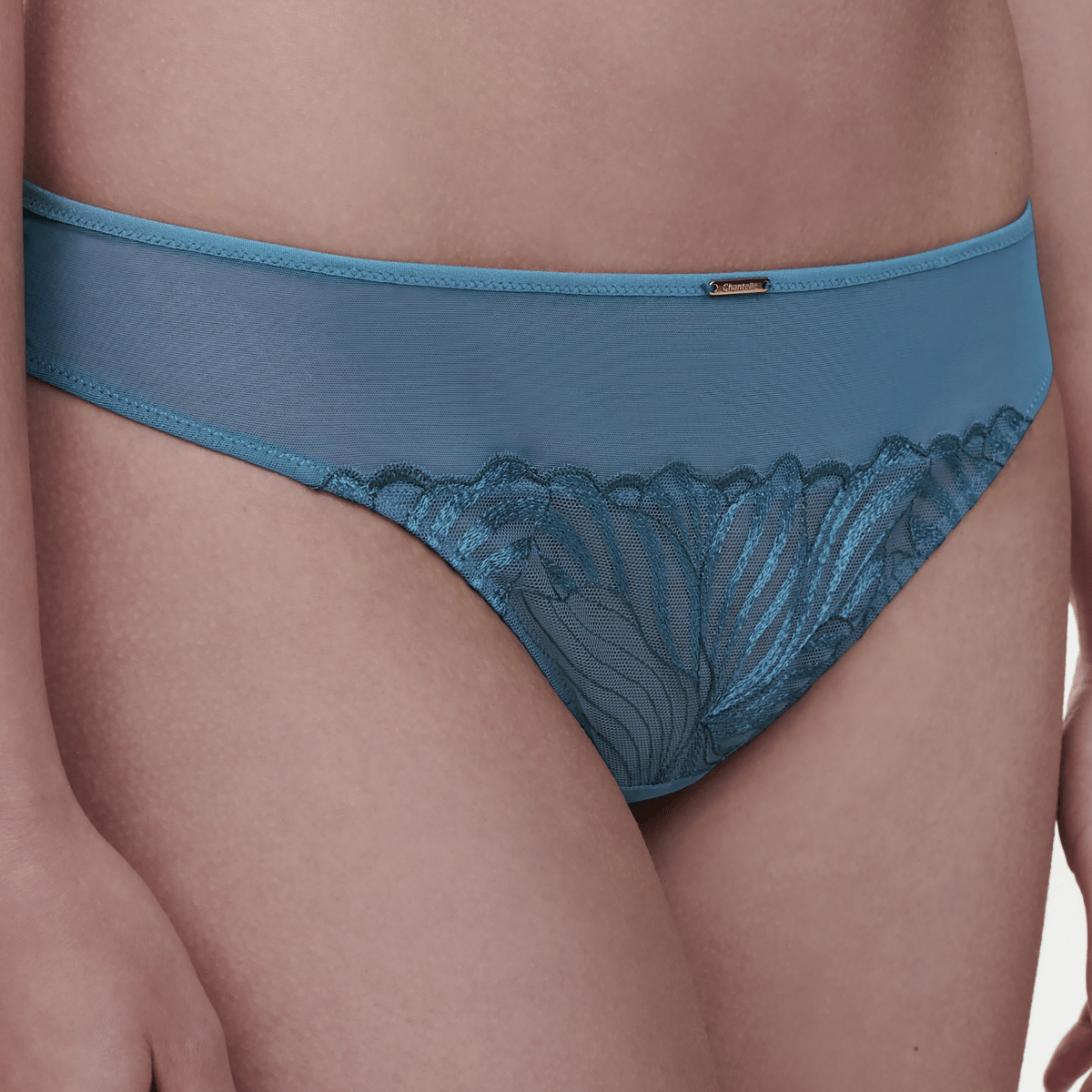 Chantelle Legend tanga trusse, blå - C15YG0 - 00C - Jeans Blue