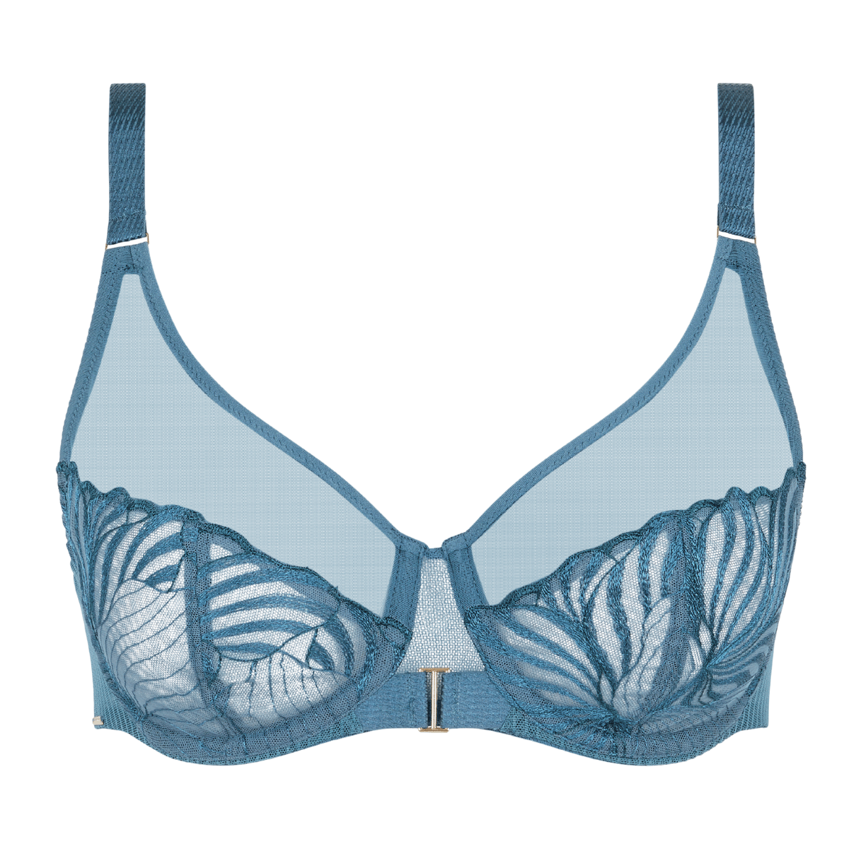 Chantelle Legend BH med bøjle, blå - C15YMU - 00C - Jeans Blue