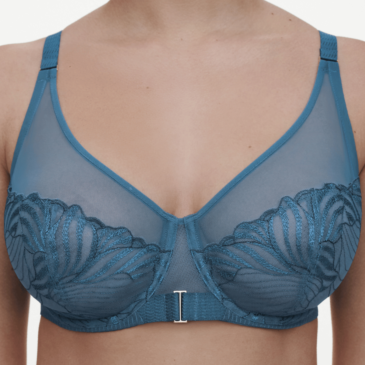 Chantelle Legend BH med bøjle, blå - C15YMU - 00C - Jeans Blue
