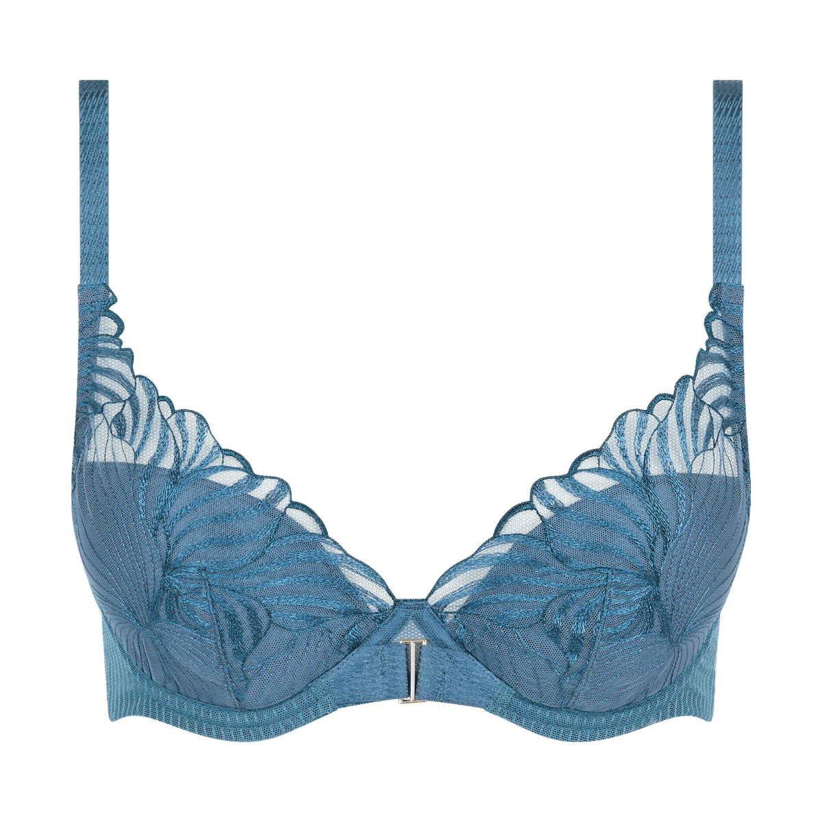 Chantelle Legend plunge BH, blå - C15YNA - 00C - Jeans Blue