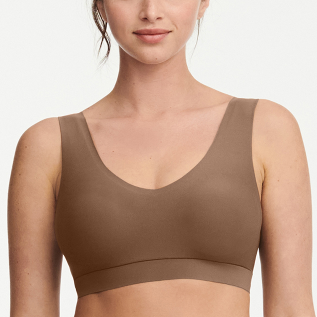Chantelle Softstretch BH top, brun - C16A10 - 02E - Cocoa