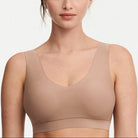 Chantelle SoftStretch Padded BH top, beige - C16A10 - 02T - Coffee Latte