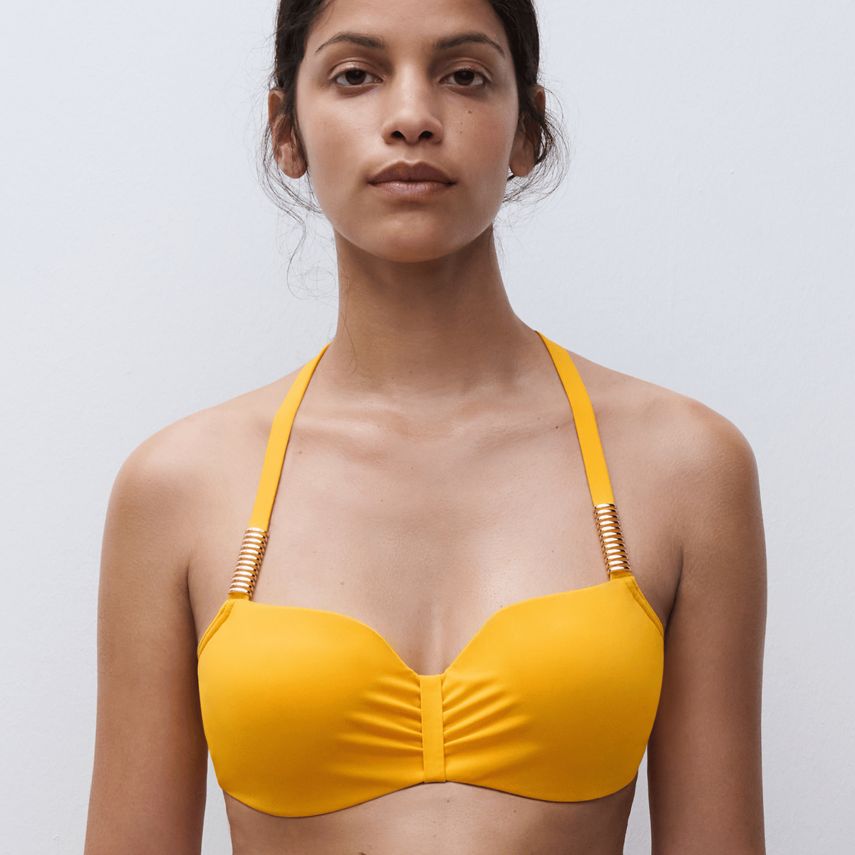 Chantelle Icon bikini top med bøjle, gul - C16VN5 - A00 - Mango