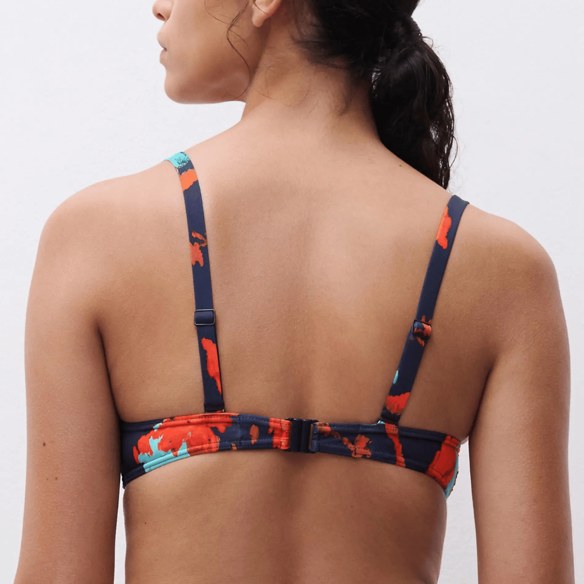 Chantelle Icon bikini top med bøjle, multi - C16VN5 - A02 - Ink Flowers