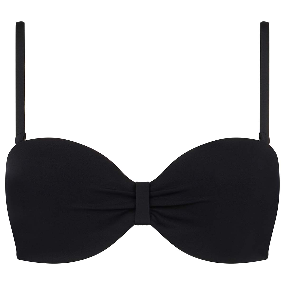 Chantelle Icon Bandeau bikini top med bøjle, sort - C16VNK - 011 - Black