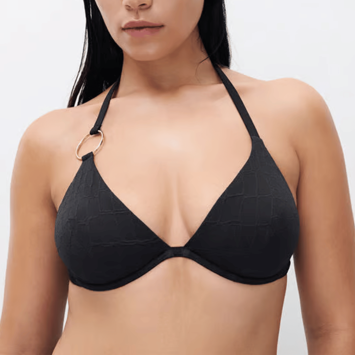 Chantelle Eclipse bikini top med bøjle, sort - C16ZMA - 011 - Black