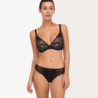 Chantelle Orangerie Dream T-shirt BH, sort - C17Q20 - 011 - Black