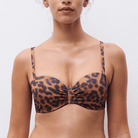 Chantelle Sauvage bikini top med bøjle, leopard - C17UNK - A12 - Wild Leopard