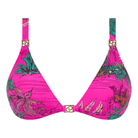 Chantelle Sauvage bikini top uden bøjle, pink - C17UQF - A10 - Pink Jungle