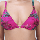 Chantelle Sauvage bikini top uden bøjle, pink - C17UQF - A10 - Pink Jungle