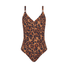 Chantelle Sauvage badedragt uden bøjle, leopard - C17UUF - A12 - Wild Leopard