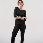 Chantelle Thermo Comfort bluse, sort - C18P70 - 011 - Black