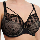 Chantelle Graphic BH med bøjle, sort - C21S10 - 011 - Black