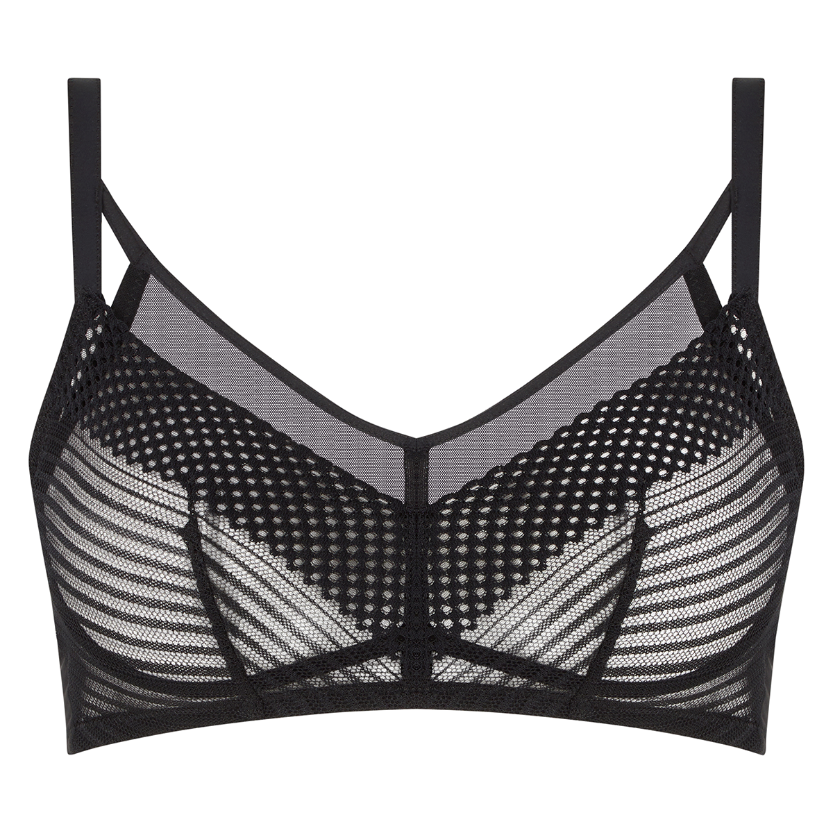 Chantelle Pulp Play BH uden bøjle, sort - C22AP0 - 011 - Black