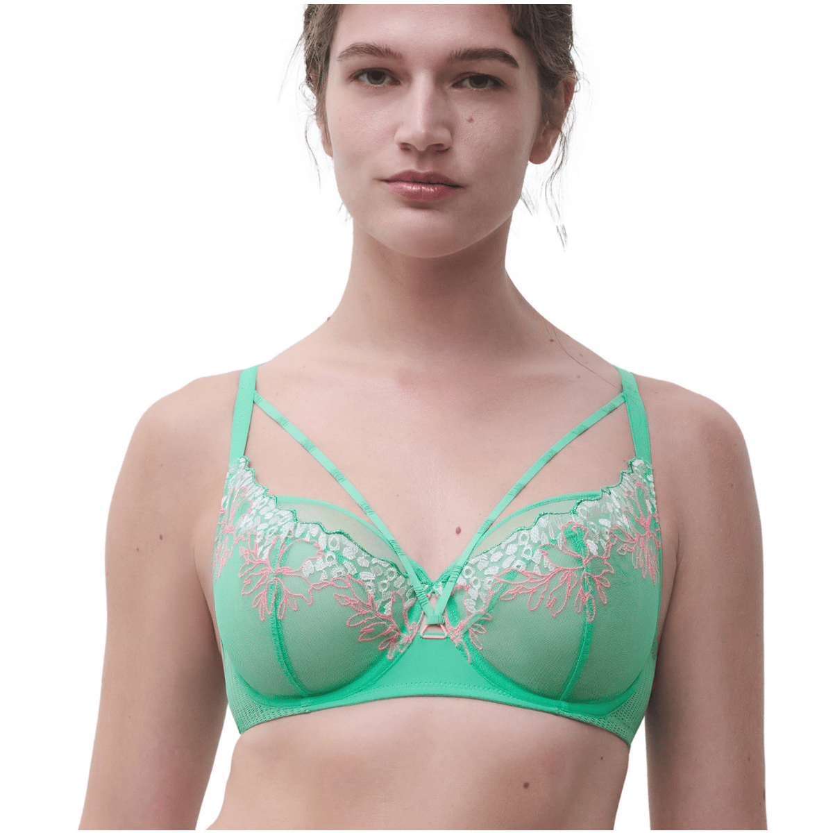 Chantelle Pulp Spice BH med bøjle, grøn - C22BMU - A53 - Aqua Fluo