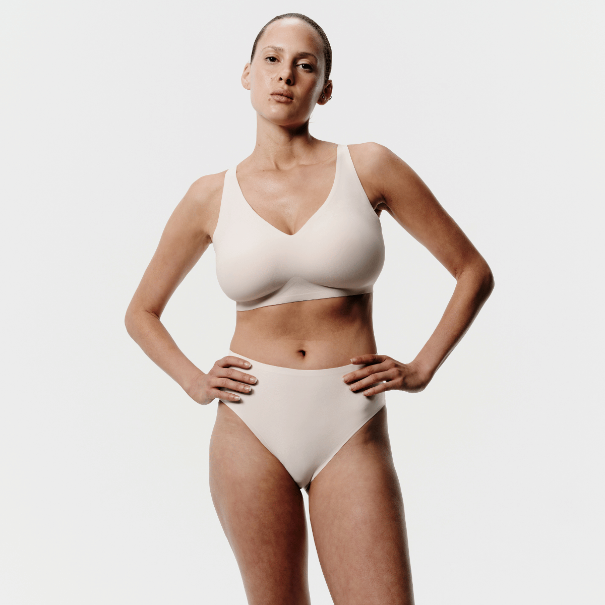 Chantelle SoftStretch Power BH uden bøjle, beige - C26BQB - 01N - Golden Beige
