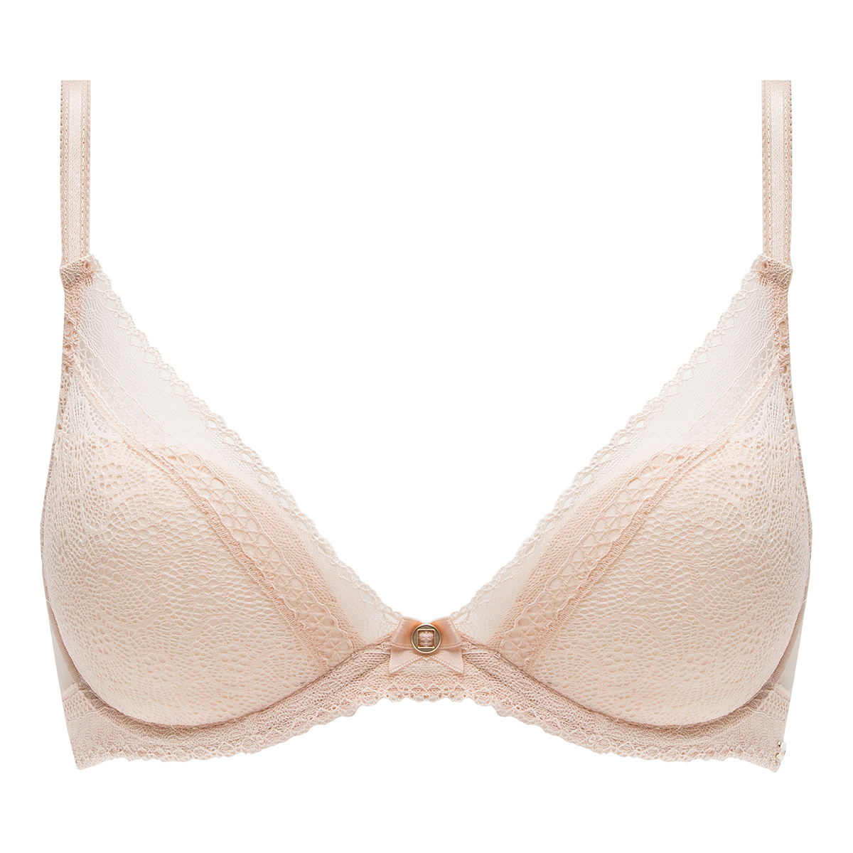 Chantelle Festivite BH med bøjle, beige - C36820 - 01N - Golden Beige