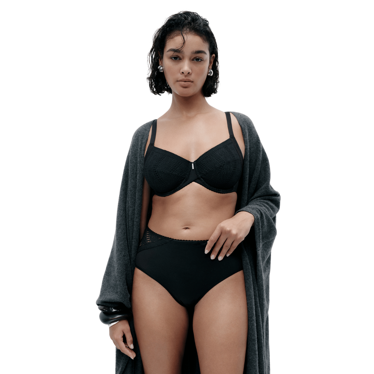Chantelle Easyfeel Easy Support BH med bøjle, sort - C915MU - 011 - Black