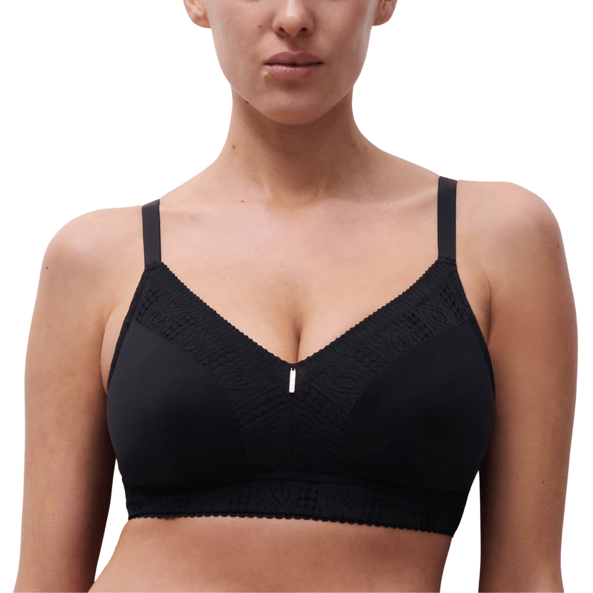 Chantelle Easyfeel Easy Support BH uden bøjle, sort - C915P0 - 011 - Black