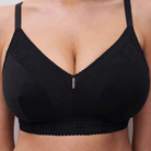 Chantelle Easyfeel Easy Support BH uden bøjle, sort - C915P0 - 011 - Black