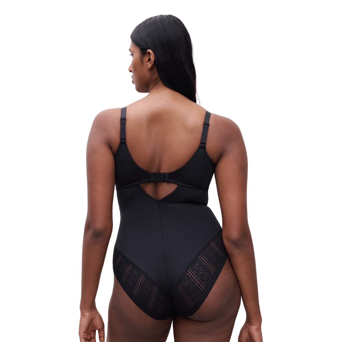 Chantelle Easyfeel Easy Support bodystocking, sort - C915R9 - 011 - Black