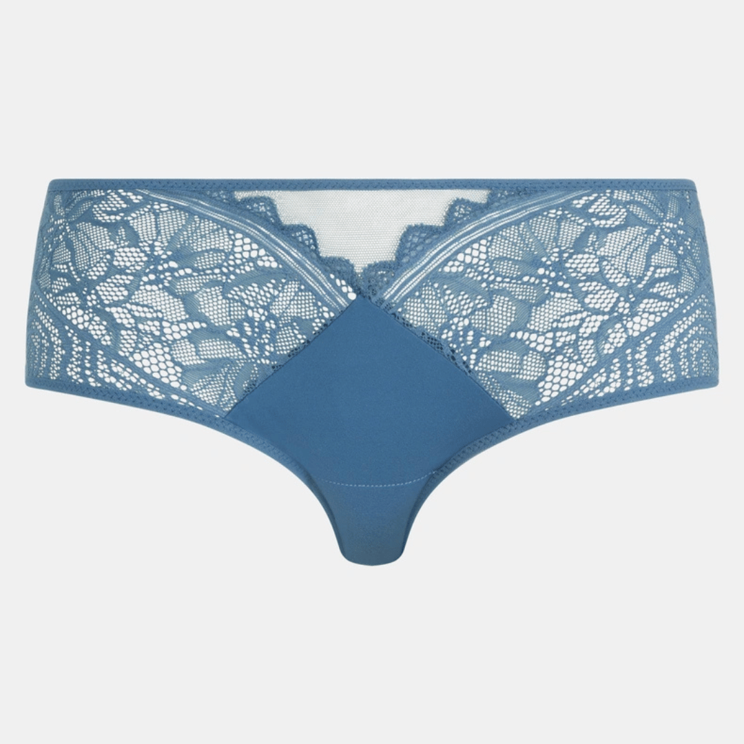 Chantelle Easyfeel Floral Touch hipster trusse, blå - C94240 - 00C - Jeans Blue