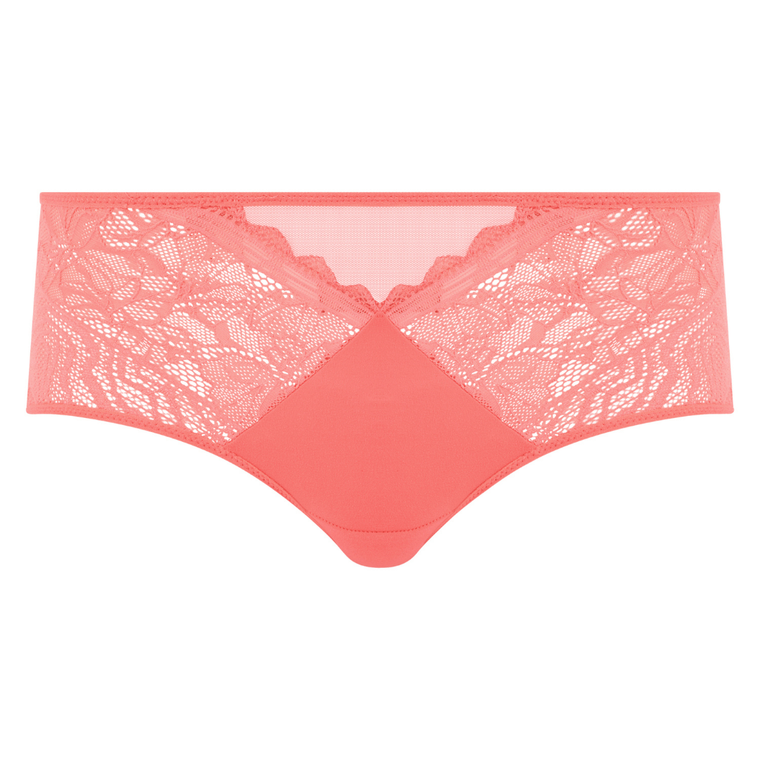 Chantelle EasyFeel Floral Touch hipster trusse, orange - C94240 - 0LU - Coral