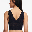 Chantelle EasyFeel Floral Touch BH uden bøjle, sort - C94270 - 011 - Black