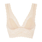 Chantelle EasyFeel Floral Touch BH uden bøjle, beige - C94270 - 01N - Golden Beige