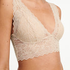 Chantelle EasyFeel Floral Touch BH uden bøjle, beige - C94270 - 01N - Golden Beige