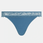 Chantelle Easyfeel Floral Touch g-streng, blå - C942G0 - 00C - Jeans Blue
