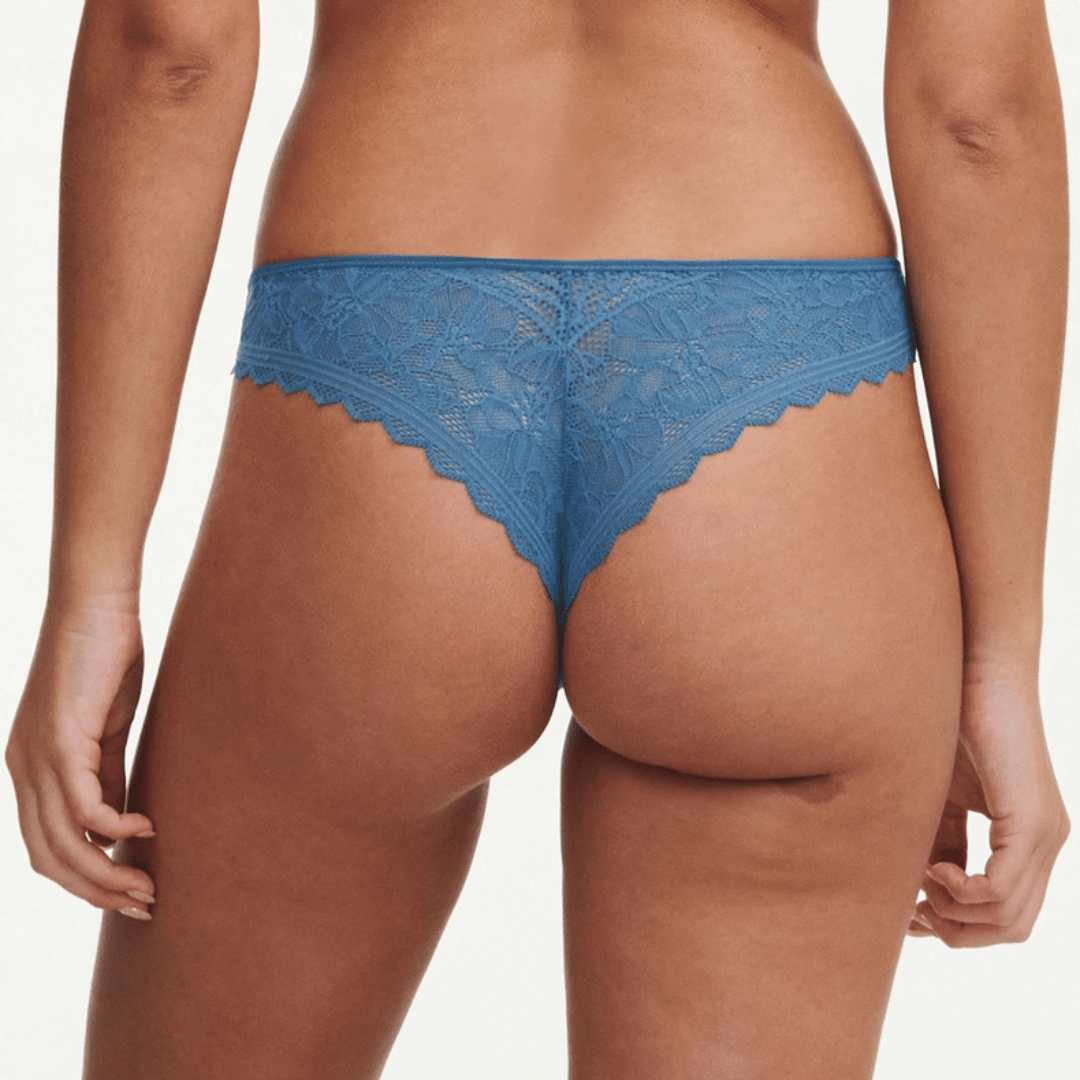 Chantelle Easyfeel Floral Touch g-streng, blå - C942G0 - 00C - Jeans Blue