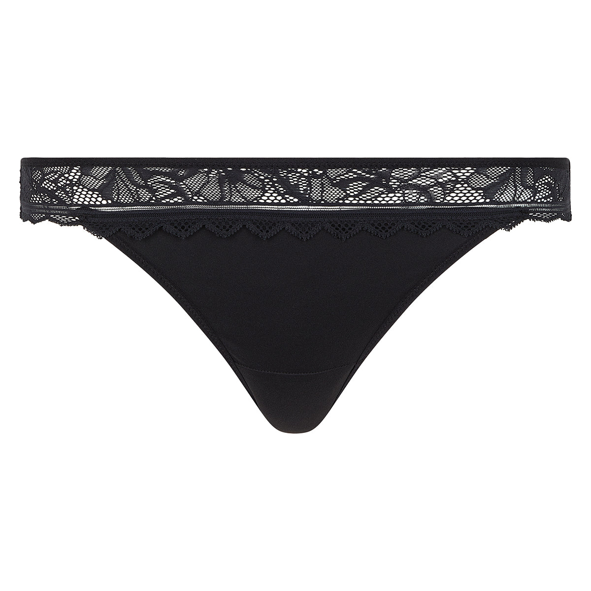 Chantelle EasyFeel Floral Touch g-streng, sort - C942G0 - 011 - Black