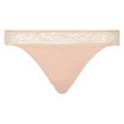 Chantelle EasyFeel Floral Touch g-streng, beige - C942G0 - 01N - Golden Beige