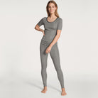 Calida True Confidence leggings, grå - 27435 - 857 - Platin Melange