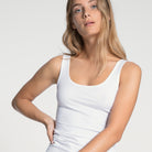 Calida Natural Comfort Tank top, hvid - 12175 - 001 - White