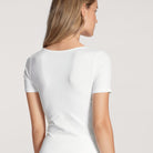 Calida Natural Comfort t-shirt, hvid - 14075 - 001 - White