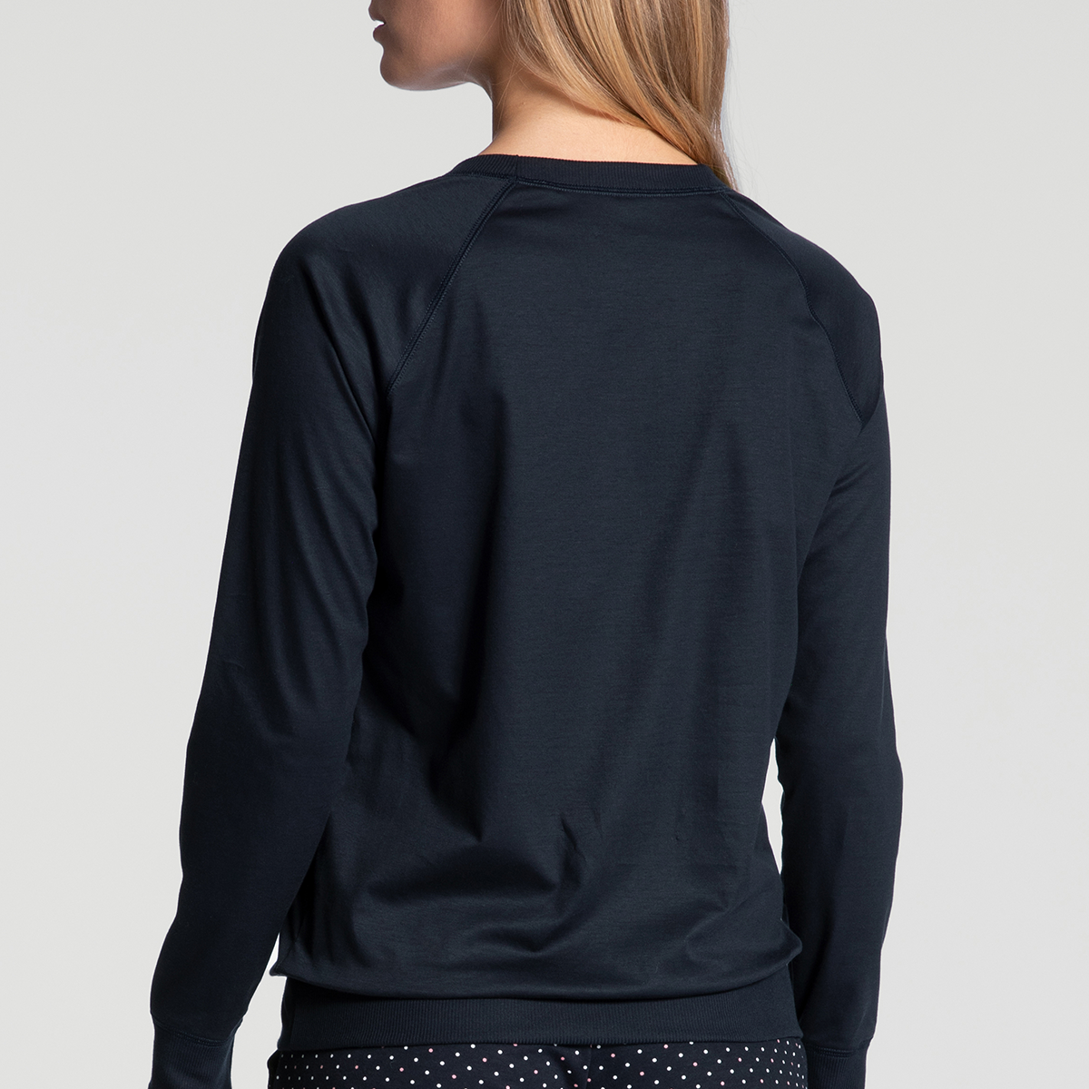 Calida Favourites Glow nattrøje, blå - 15239 - 339 - Dark Lapi