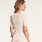 Calida True Confidence t-shirt, creme - 14535 - 090 - Light Ivory