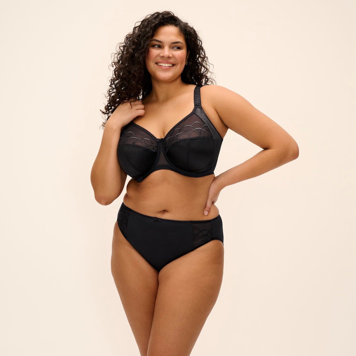 Elomi Cate BH med bøjle, sort - EL4030 - BLK - Black