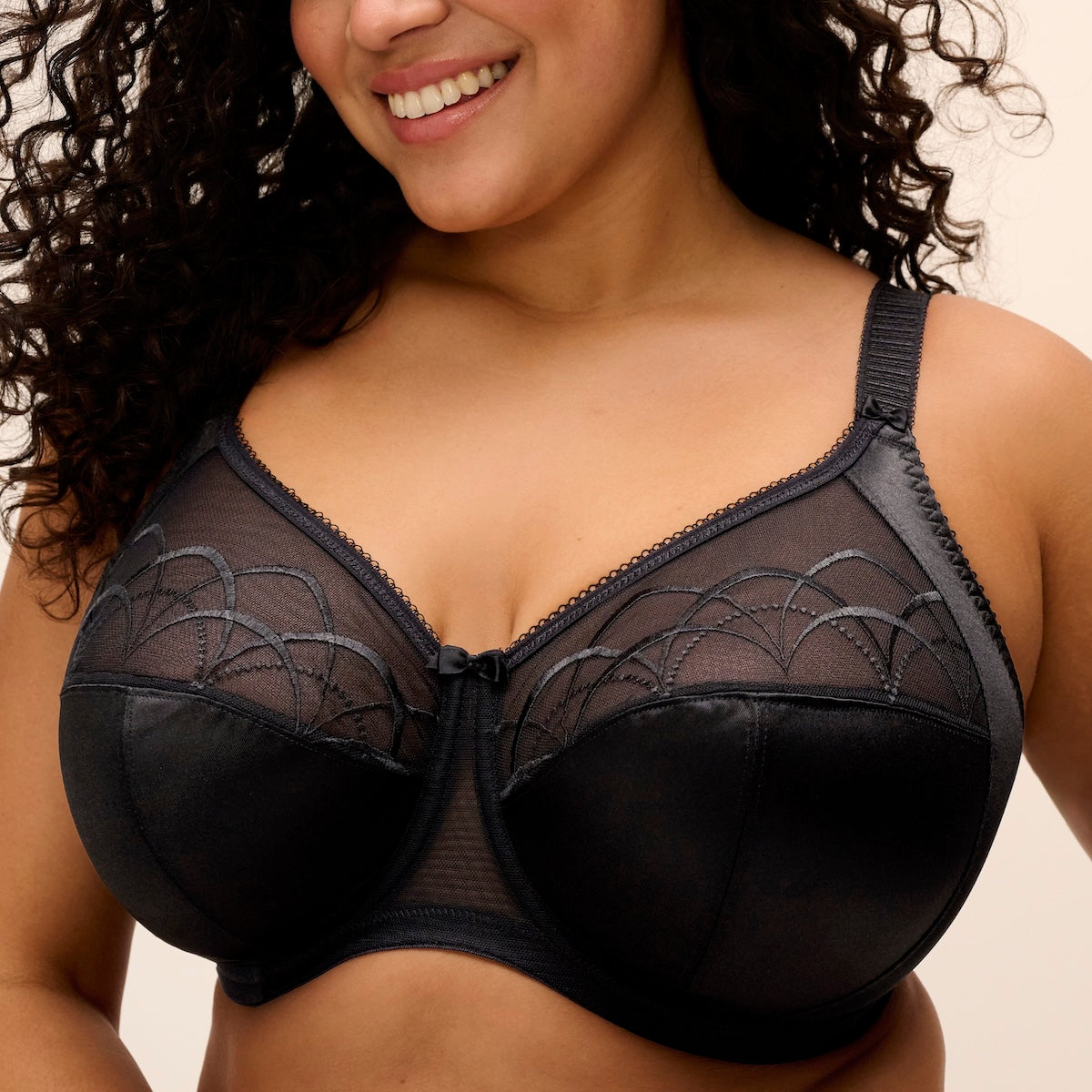 Elomi Cate BH med bøjle, sort - EL4030 - BLK - Black