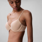 Calvin Klein Perfectly Fit BH med bøjle, beige - LV000F3837 - 7NS - Cedar