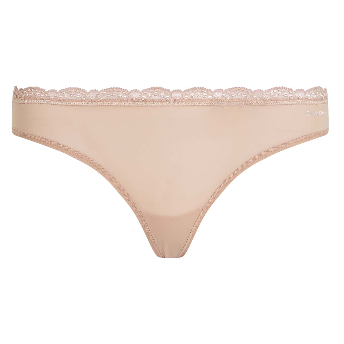 Calvin Klein Microfiber Stretch g-streng, beige - LV00QD5270 - 7NS - Cedar