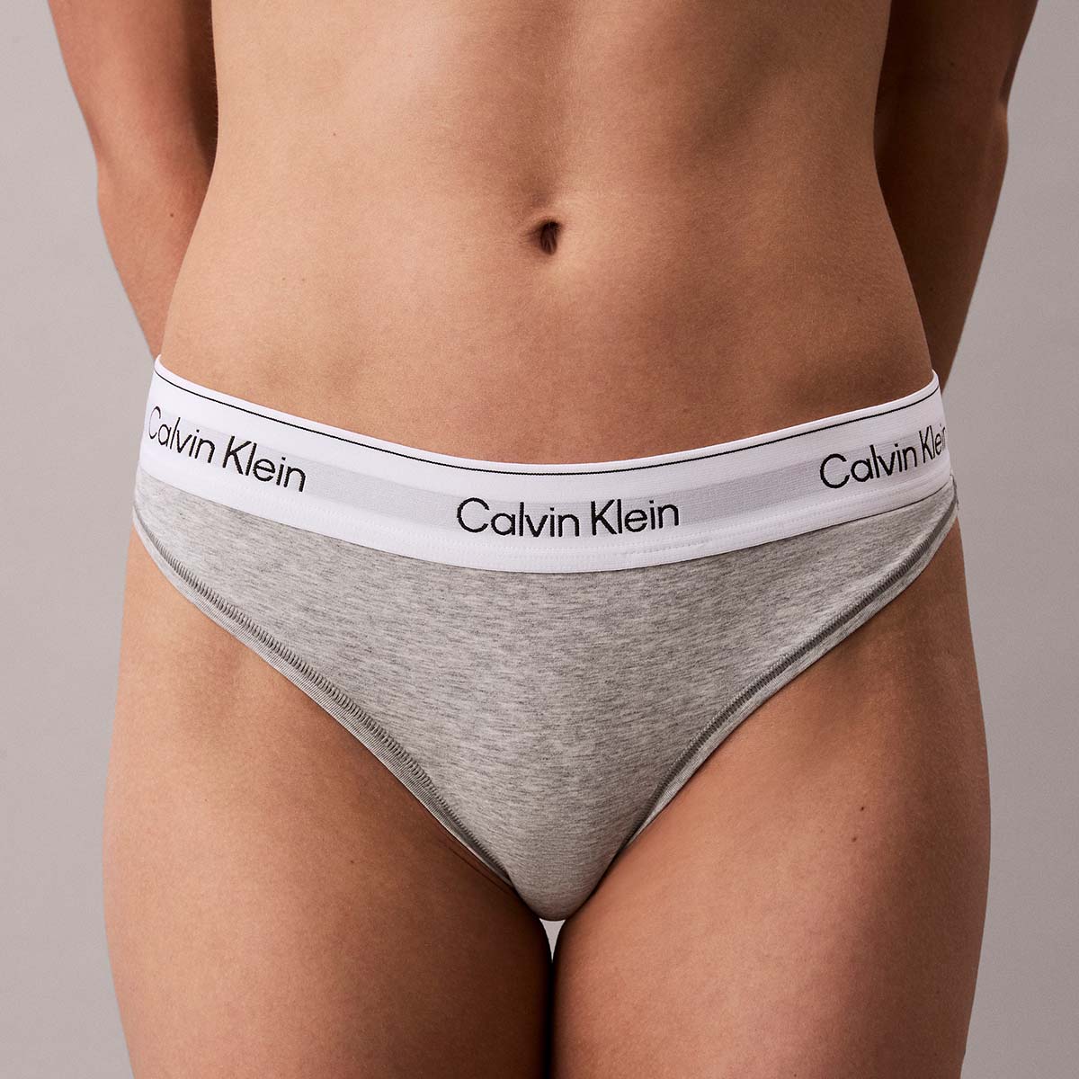 Calvin Klein Icon g-streng, grå - LV00QF8518 - P7A - Grey Heather