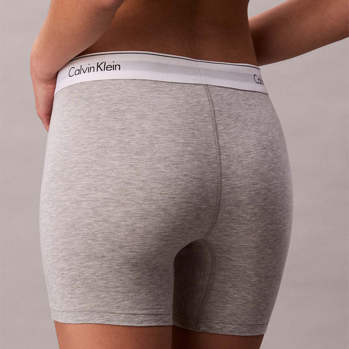 Calvin Klein Icon shorts, grå - LV00QF8528 - P7A - Grey Heather