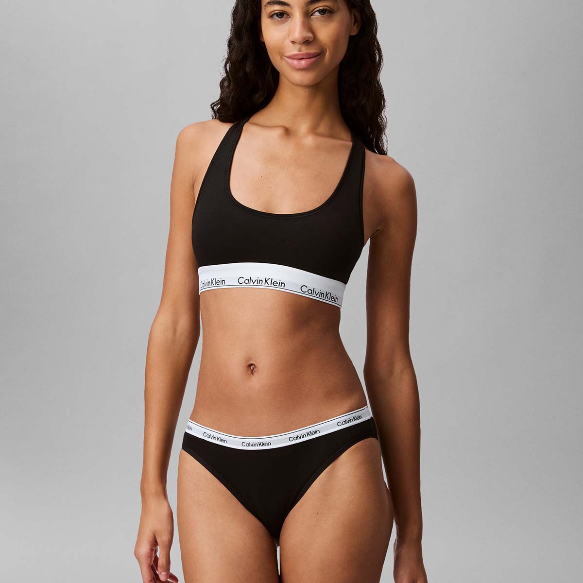 Calvin Klein Icon Logo tai trusse, sort - 000QD5044E - UB1 - Black