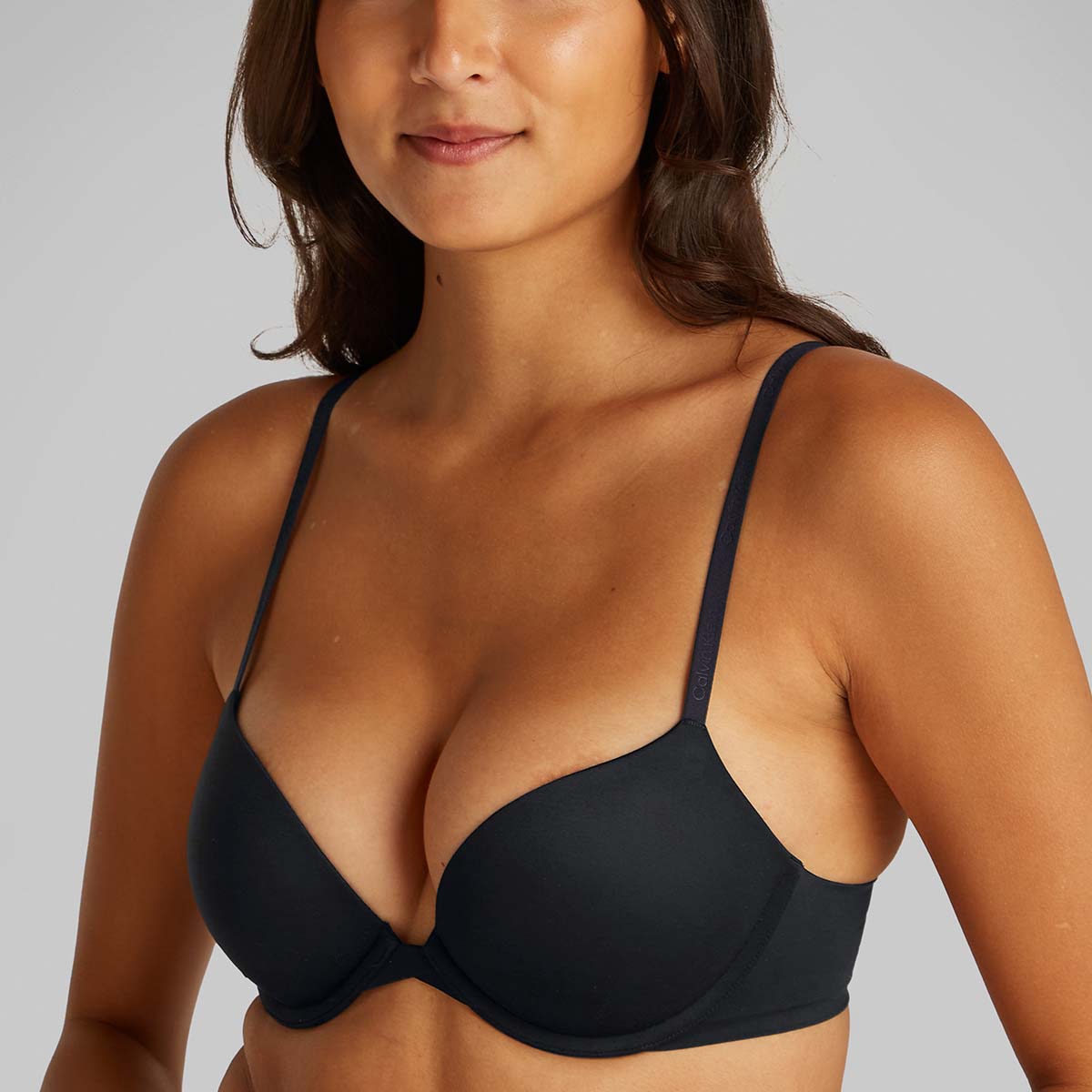 Calvin Klein Perfectly Fit push-up BH, sort - LV00QF7315 - UB1 - Black