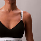 Calvin Klein Icon bralette BH, sort - LV00QF8504 - UB1 - Black