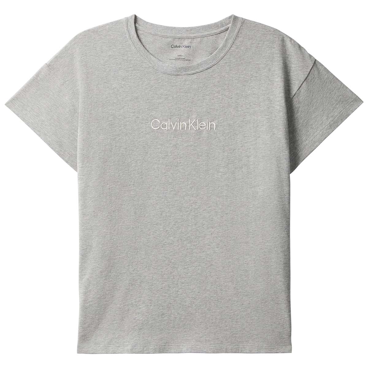 Calvin Klein t-shirt, grå - LV00QS7593 - P7A - Grey Heather